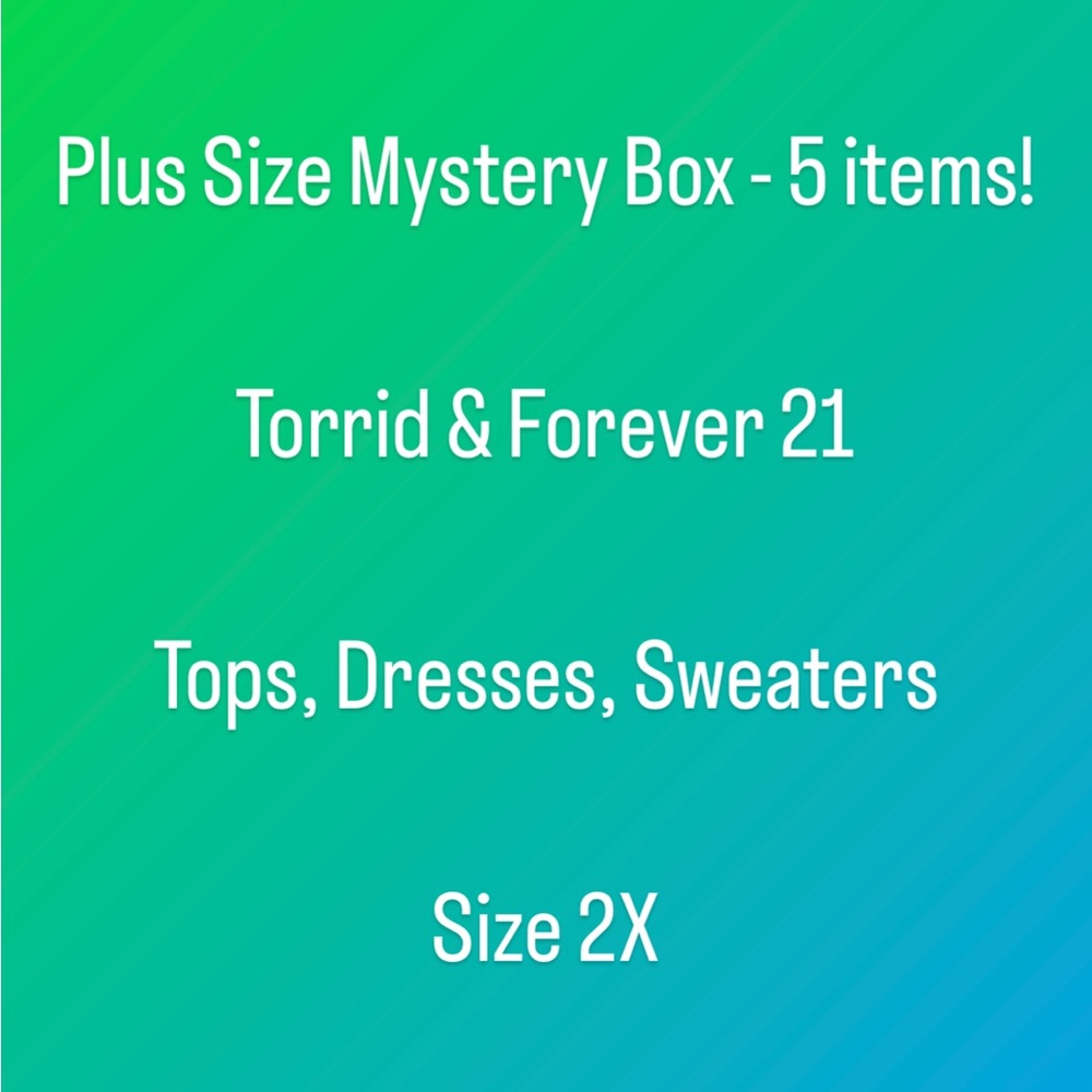 5 Item Mystery Box - Size 2x - Torrid & Forever 21
